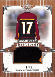 2022 Leaf Lumber Ilya Kovalchuk Patch Jersey /35