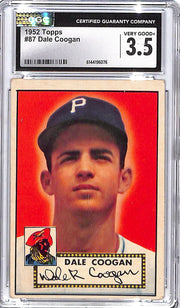 1952 Topps Dale Coogan #87 CGC 3.5 Pirates
