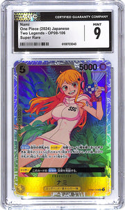 One Piece Japanese Two Legends OP08 Nami 106 CGC 9
