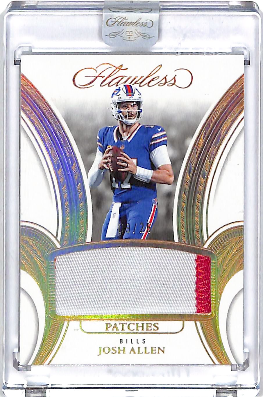 2025 Flawless Josh Allen Patch Jersey Relic /25 Bills