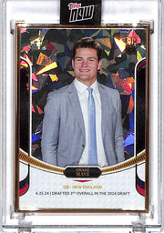2024 Topps Now Campaign Drake Maye Cracked Ice Rookie RC /15 Patriots