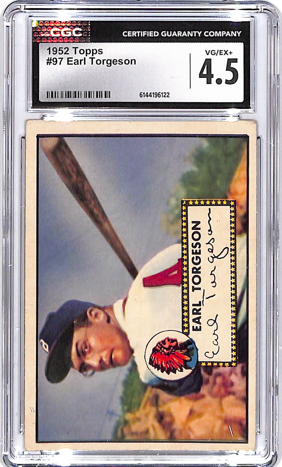 1952 Topps Earl Torgeson #97 CGC 4.5 Braves