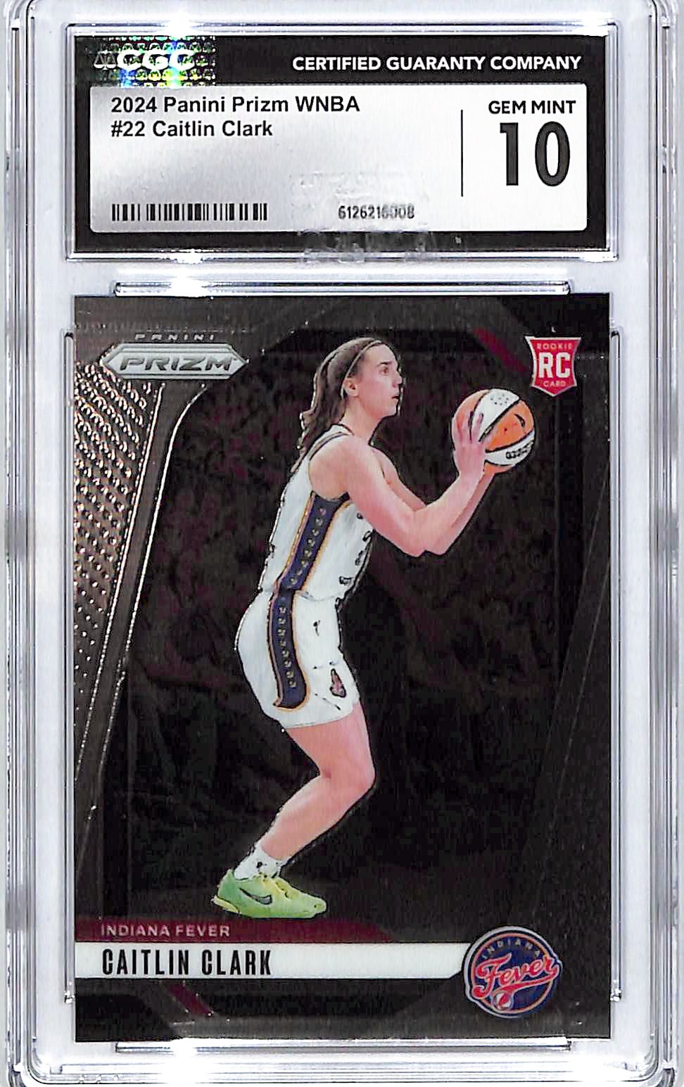 2024 Prizm WNBA Caitlin Clark Rookie RC #22 CGC 10 Fever