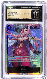 One Piece Starter Deck Black Smoker ST19 Hina 004 CGC 10 Pristine
