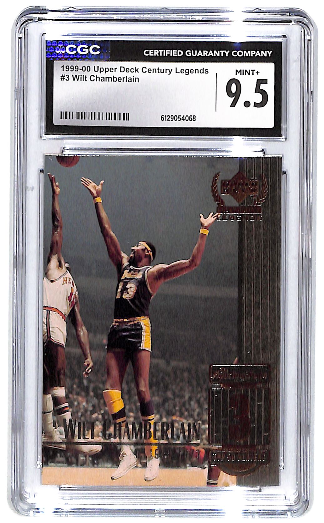 1999-00 Wilt Chamberlain UD Century Legends #3 CGC Mint Plus 9.5