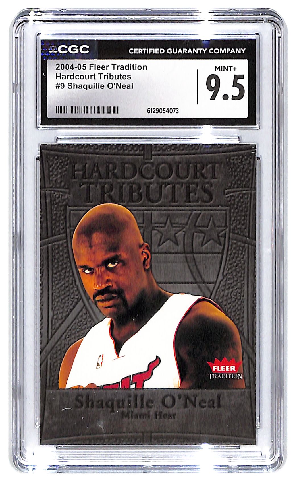 2004-05 Shaquille O'Neal Fleer Tradition Hardcourt Tributes #9 CGC Plus 9.5