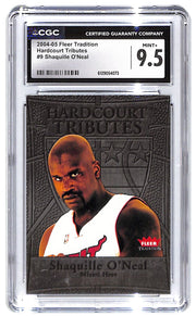 2004-05 Shaquille O'Neal Fleer Tradition Hardcourt Tributes #9 CGC Plus 9.5