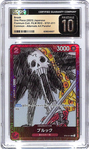 One Piece Japanese Premium Collection Film Red ST01 Brook Alternate Art CGC 10 Pristine