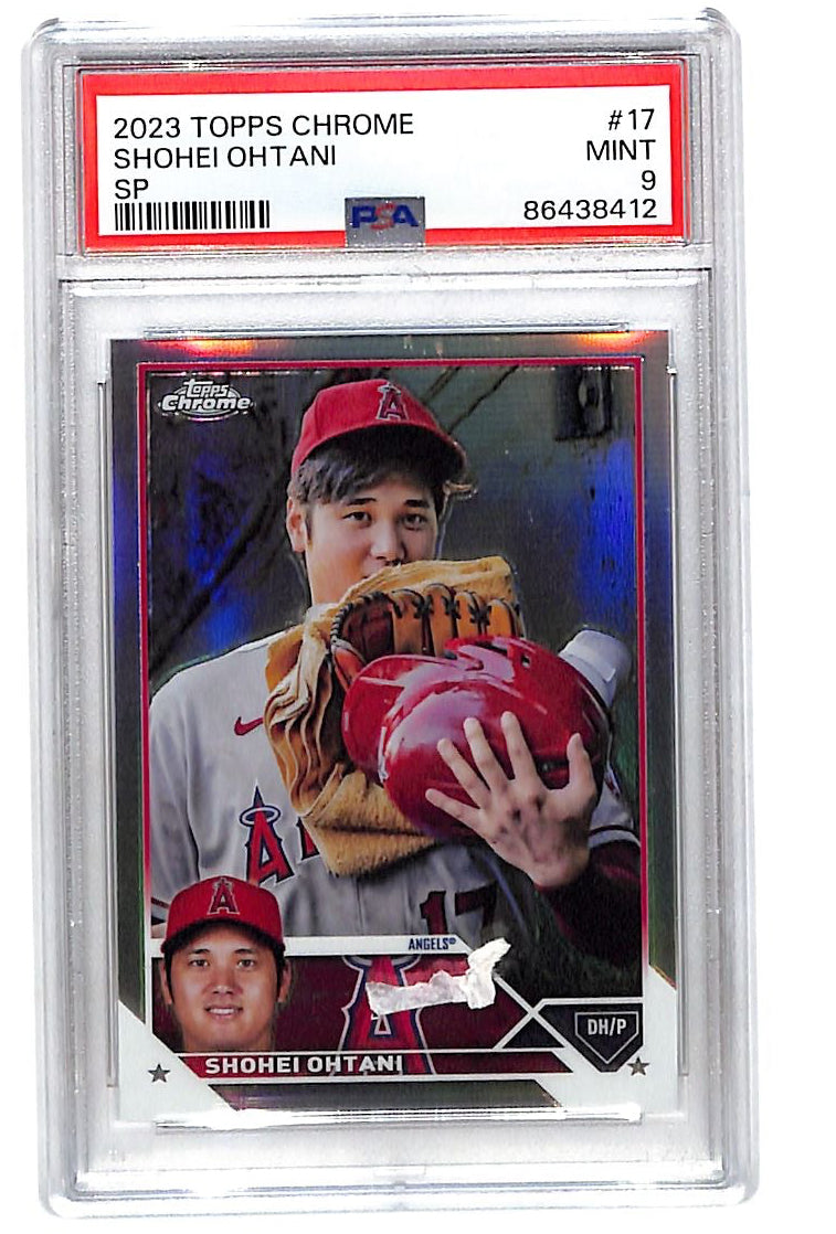 2023 Topps Chrome Shohei Ohtani Photo Variation SP PSA 9 Angels