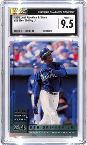 1998 Leaf Rookies and Stars Ken Griffey Jr #26 CGC 9.5 Mariners