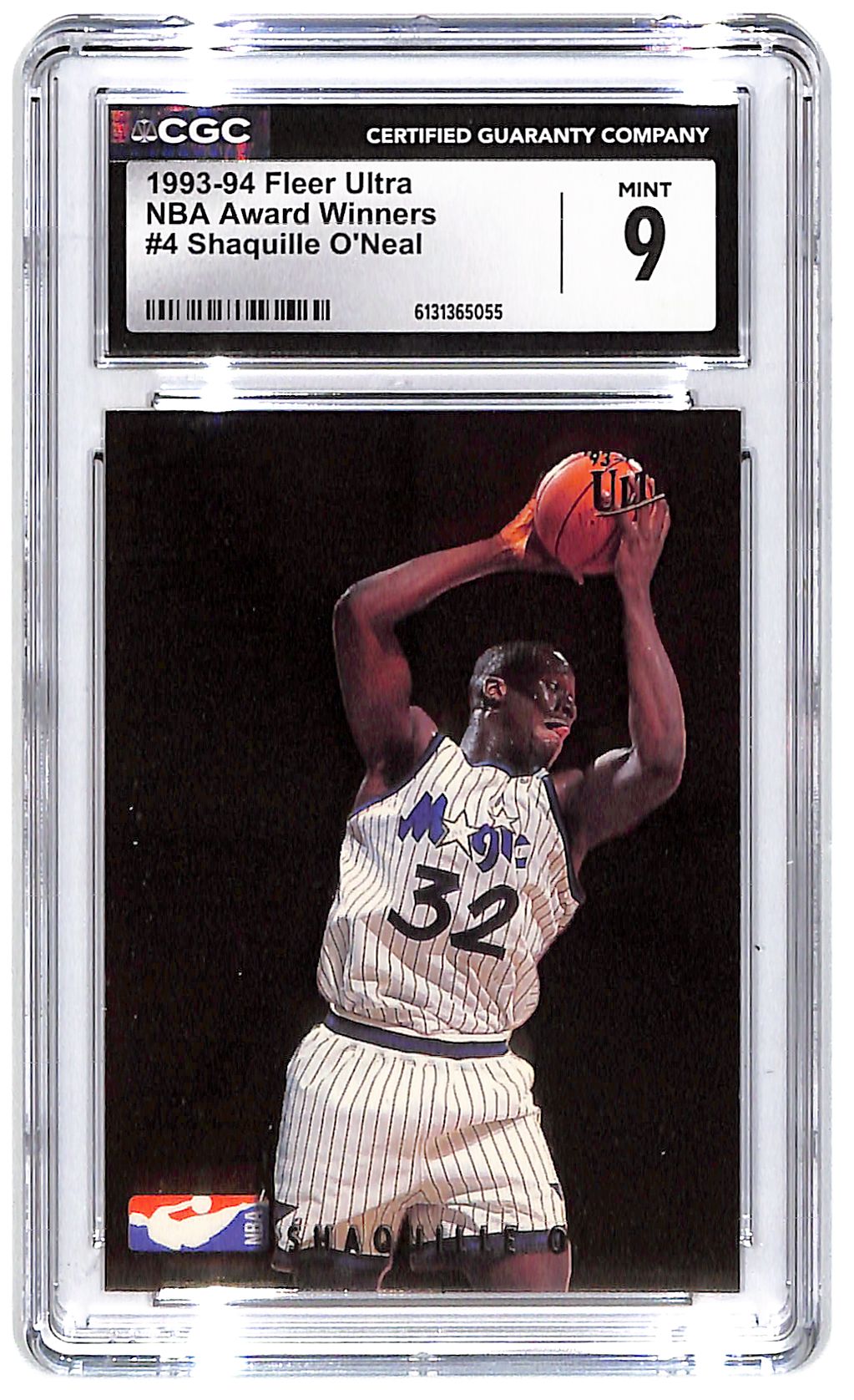 1993-94 Shaquille O'Neal Fleer Ultra NBA Award Winners #4 CGC Mint 9
