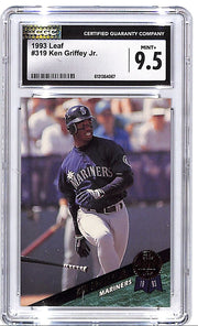 1993 Leaf Ken Griffey Jr #319 CGC 9.5 Mariners