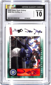 2000 Upper Deck Victory Ken Griffey Jr #408 CGC 10 Mariners