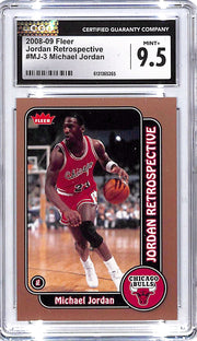 2008-09 Fleer Michael Jordan Retrospective CGC 9.5 Bulls