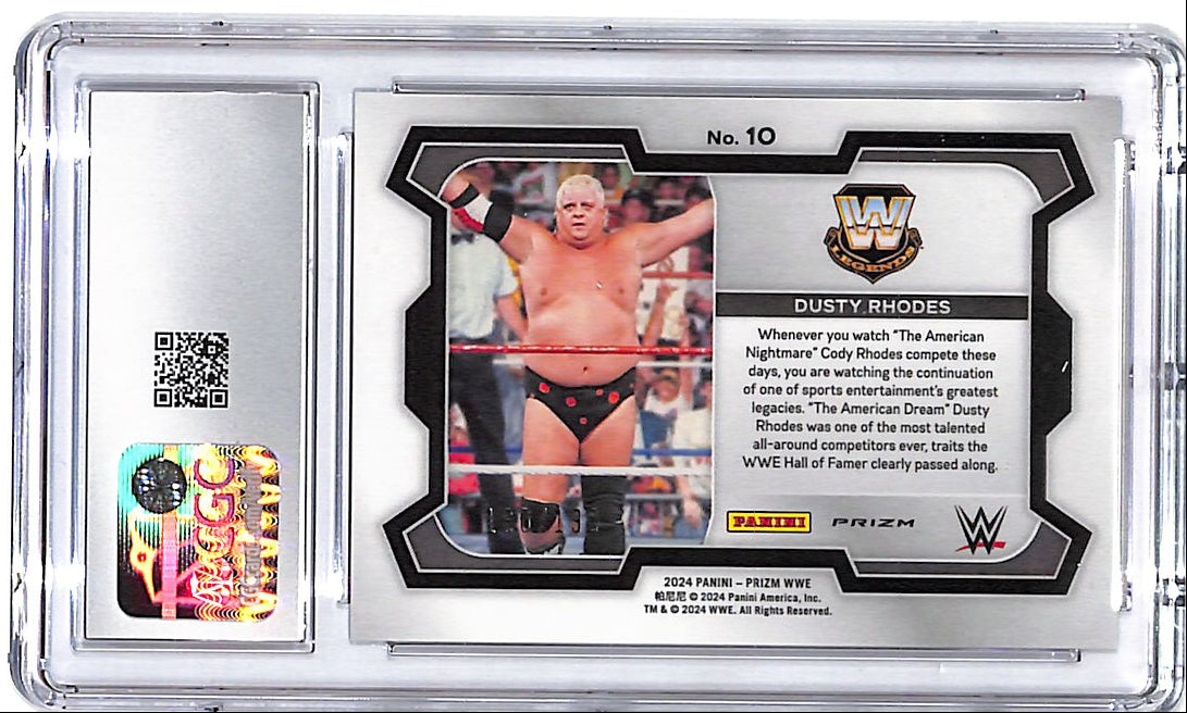 2024 Prizm WWE Dusty Rhodes Premium Box Set Pandora /199 CGC 10