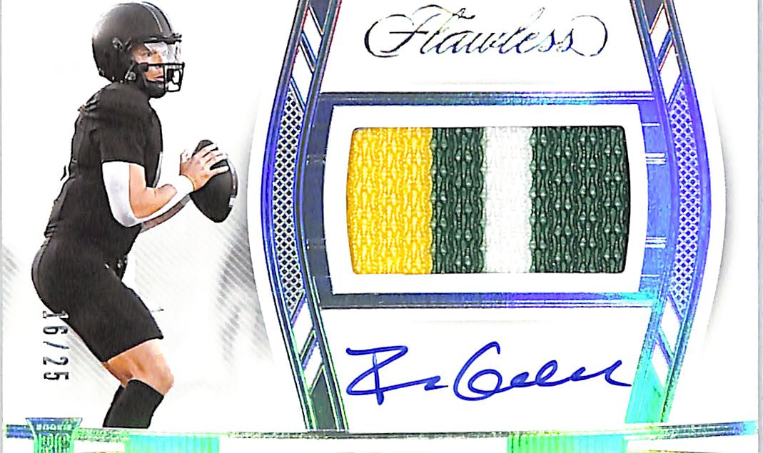 2025 Flawless Collegiate Dillon Gabriel Auto Autograph Rookie RC Patch Jersey /25 Oregon