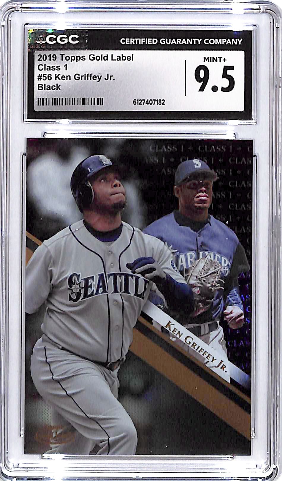 2019 Topps Gold Label Ken Griffey Jr Class 1 Black CGC 9.5 Mariners