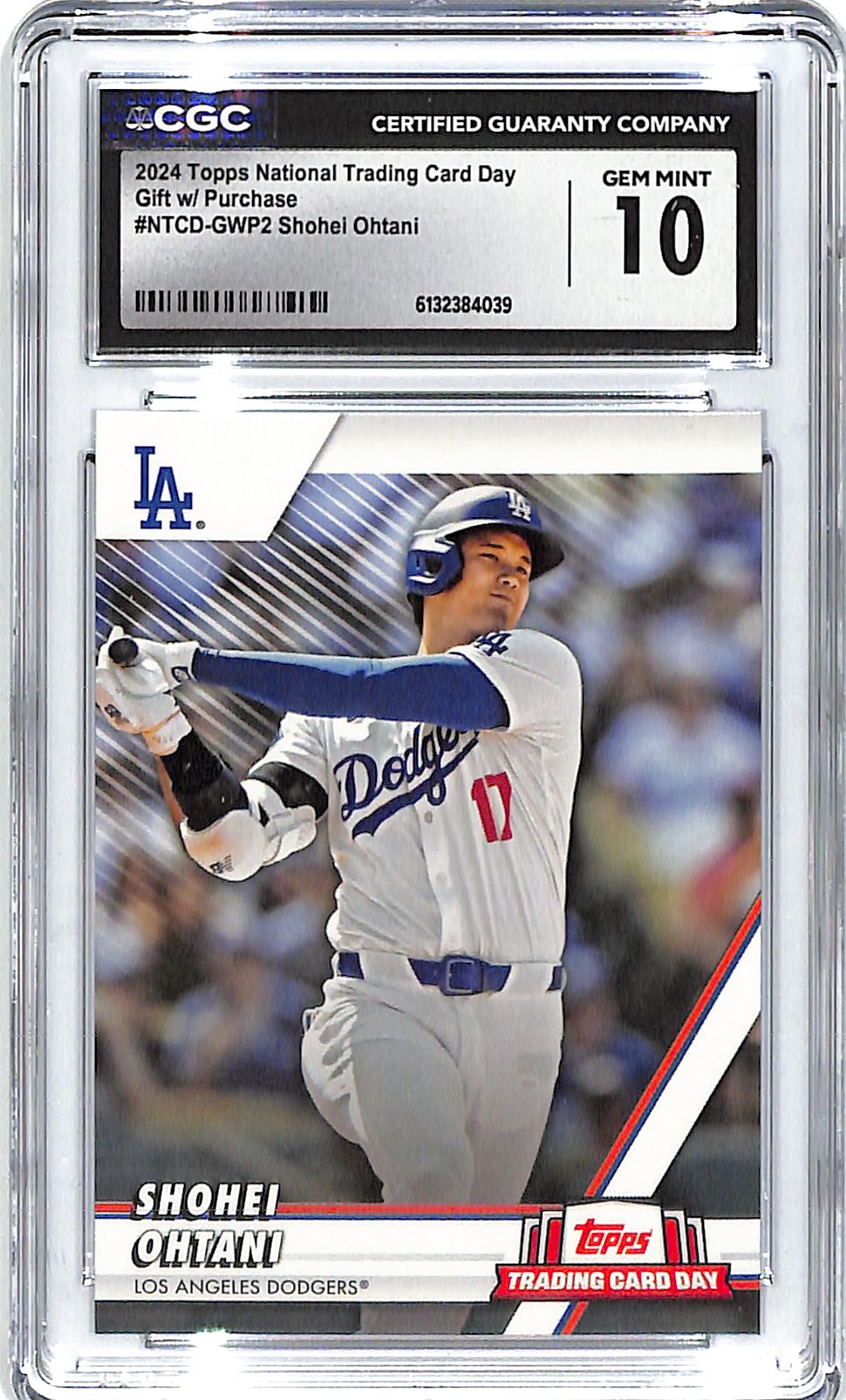 2024 Topps National Trading Card Day Shohei Ohtani CGC 10 Dodgers