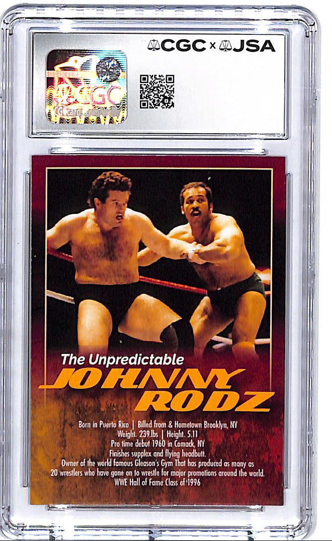 Johnny Rodz Signed Auto Autograph Custom Trading Card CGC JSA Authentic