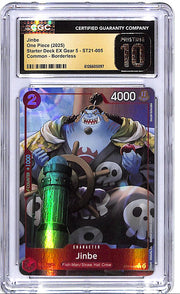 One Piece Starter Deck EX Gear 5 ST21 Jinbe 005 Borderless CGC 10 Pristine