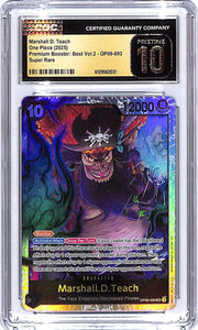 One Piece Premium Booster Best Vol 2 OP09 Marshall D Teach 093 CGC 10 Pristine