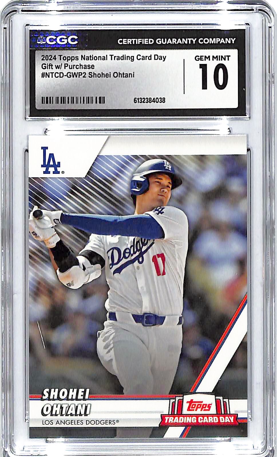 2024 Topps National Trading Card Day Shohei Ohtani CGC 10 Dodgers