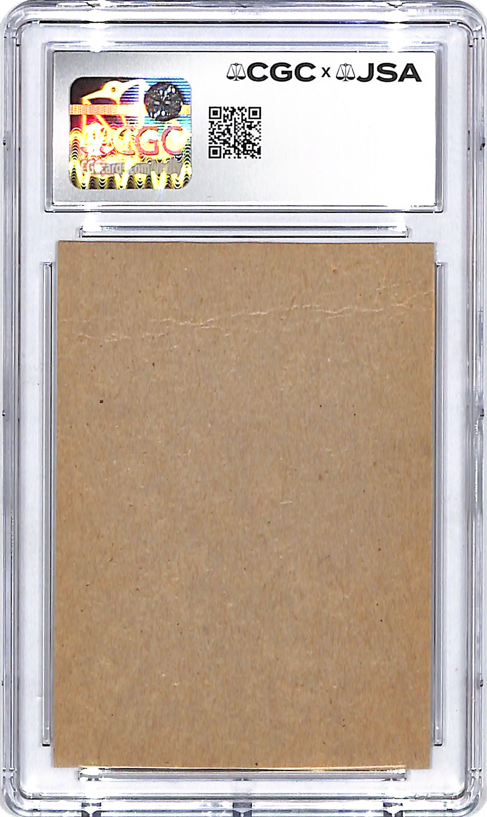 1961 Post Cereal Hank Aaron Hand Cut Auto Autograph Signed CGC JSA Authentic