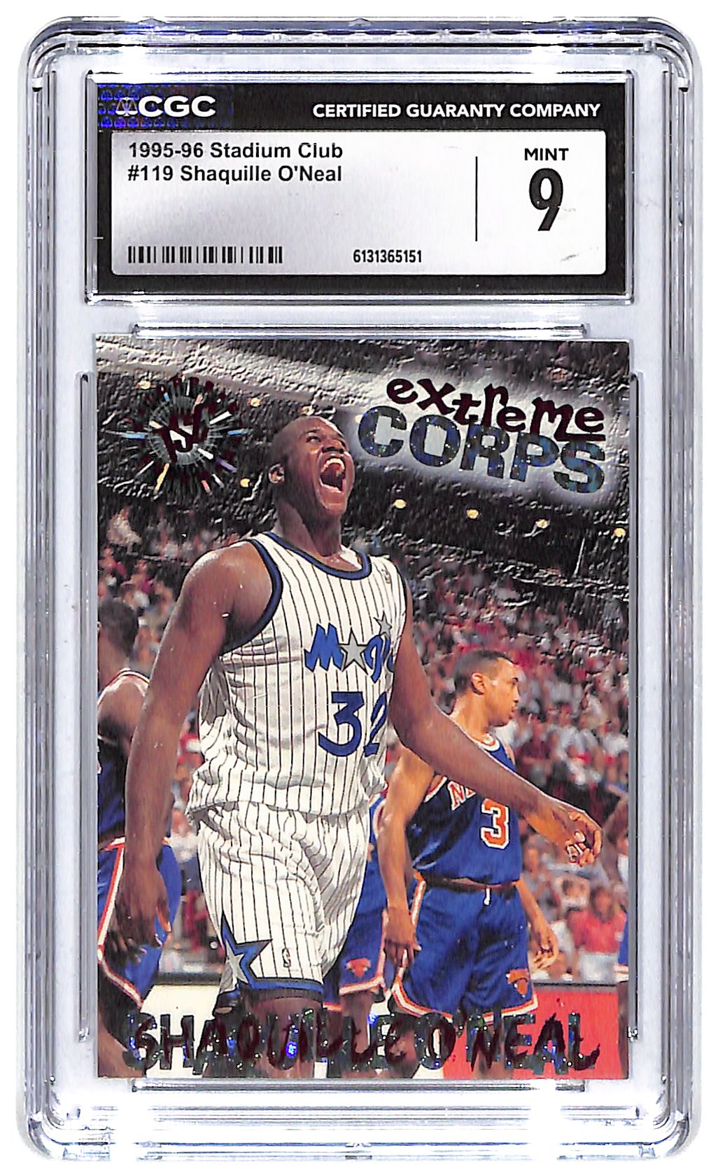 1995-96 Shaquille O'Neal Stadium Club #119 CGC Mint 9