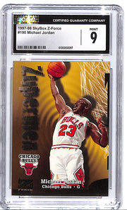 1997-98 Skybox Z-Force Michael Jordan #190 CGC 9 Bulls