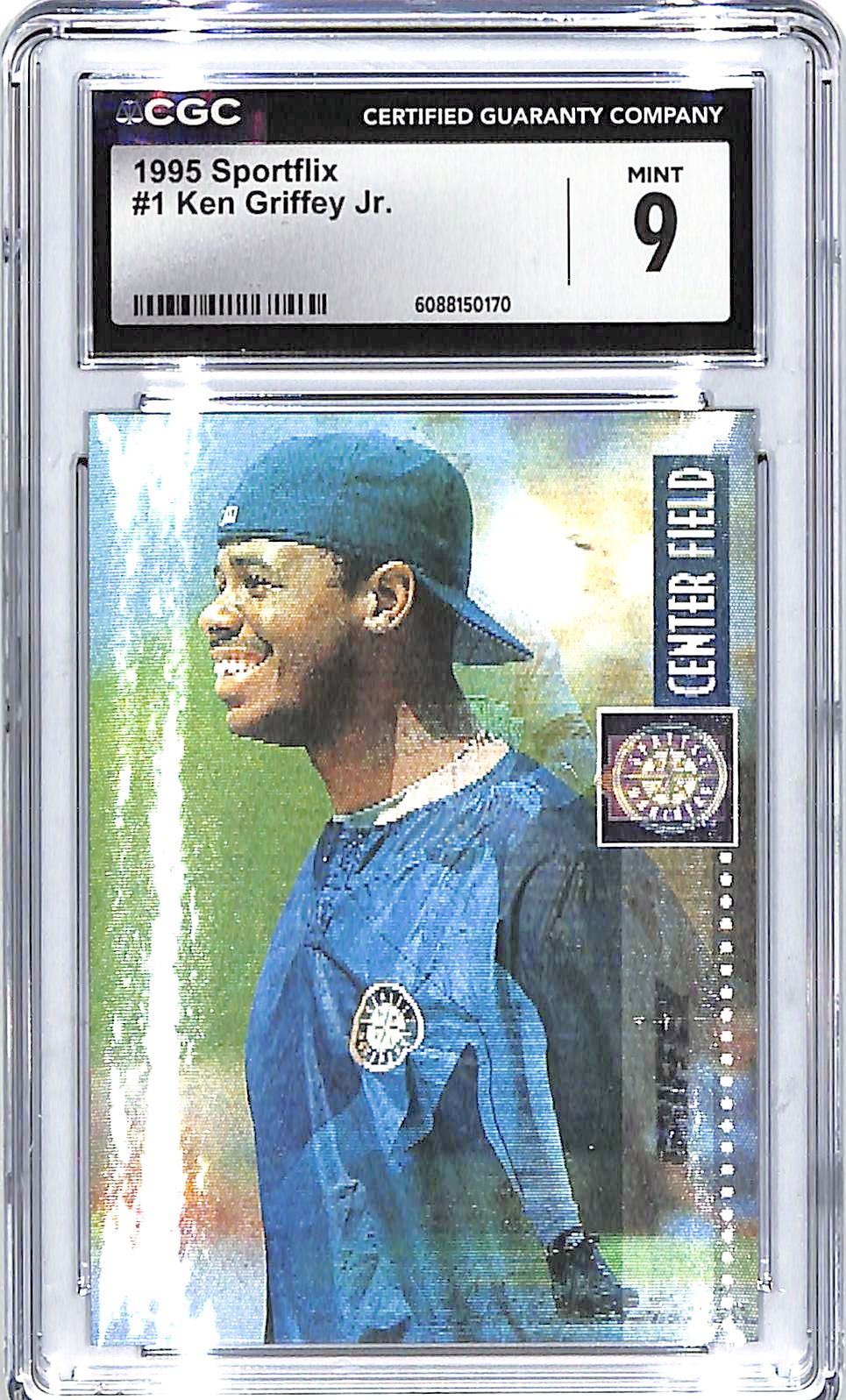 1995 Sportflix Ken Griffey Jr #1 CGC 9 Mariners