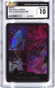 One Piece 2nd Anniversary Set Don!! CGC 10