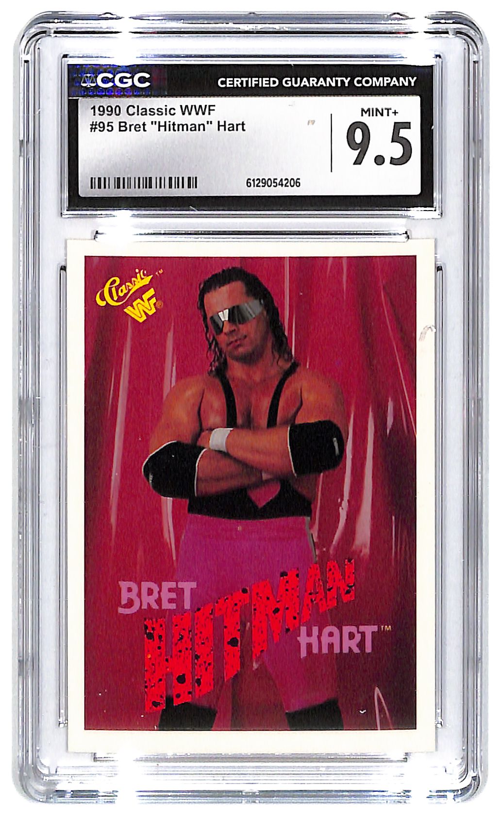 1999 Bret "Hitman" Hart Classic WWF #95 CGC Mint Plusa 9.5