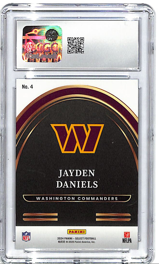2024 Select Jayden Daniels Future Rookie RC CGC 10 Commanders