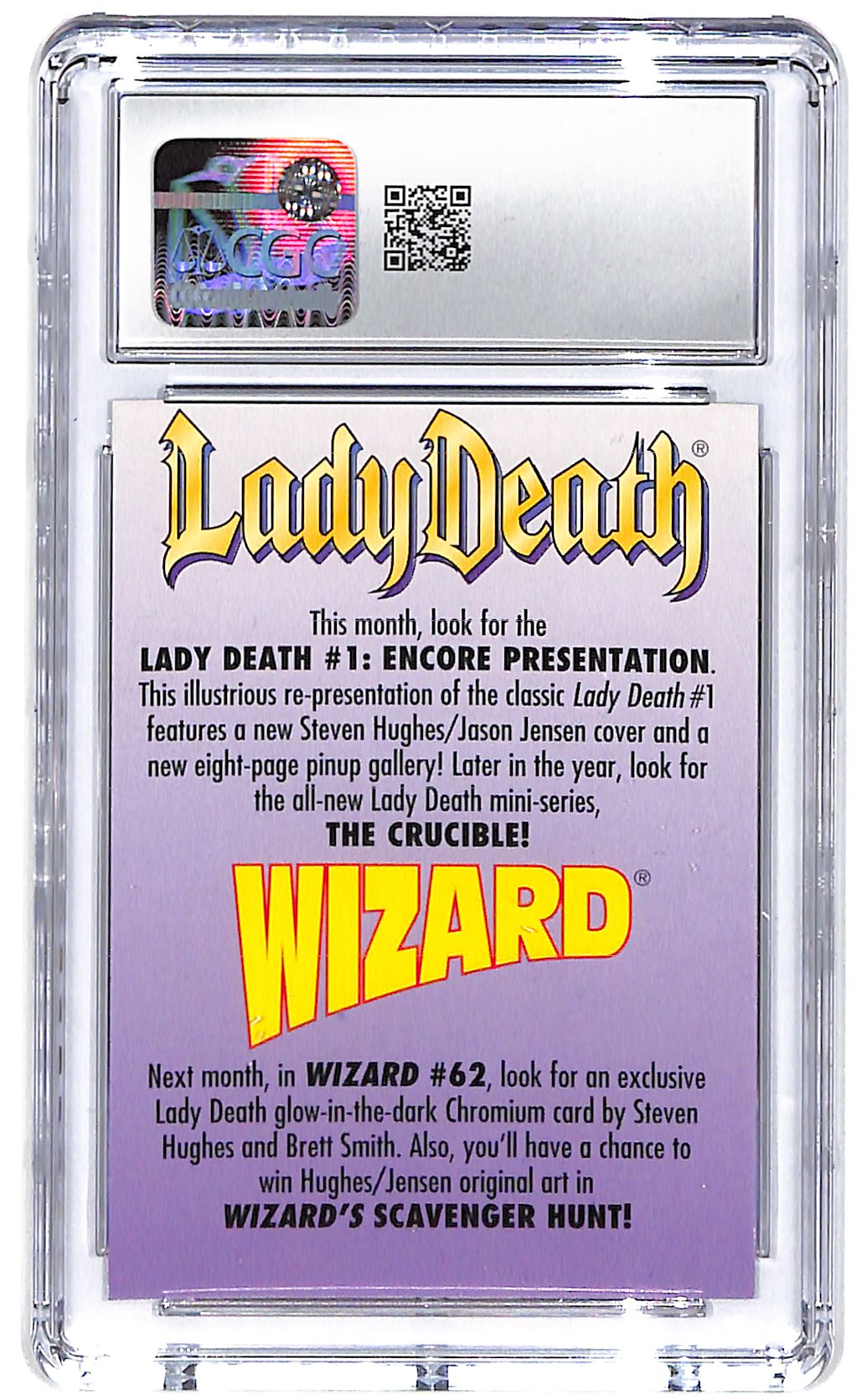 1996 Wizard Lady Death Magazine Promos CGC Mint 9