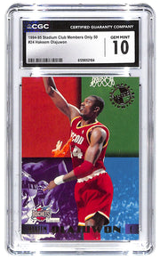 1994-95 Hakeem Olajuwon Stadium Club Members Only 50 #24 CGC Gem Mint 10