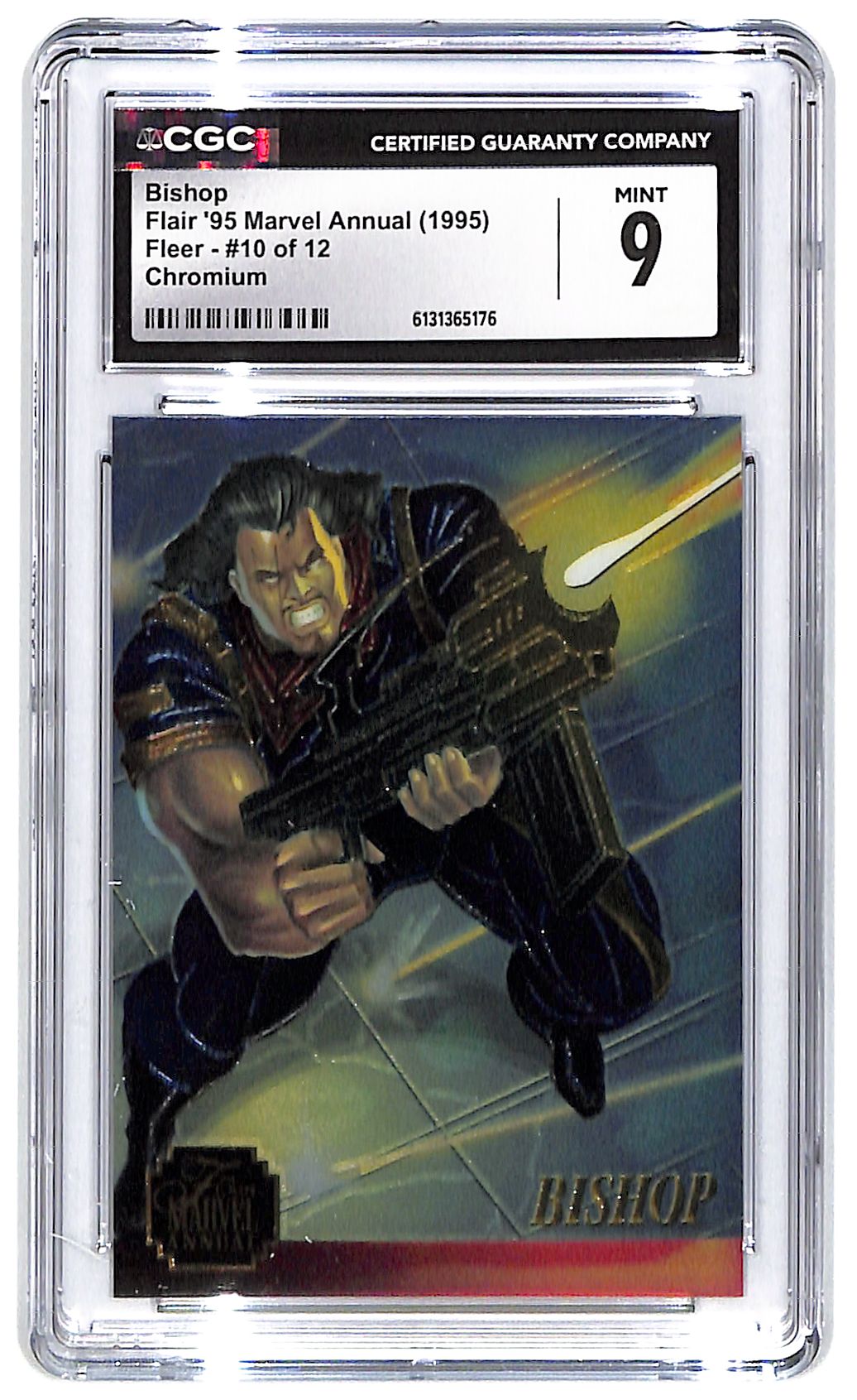 1995 Bishop Flair '95 Marvel Annual Chromium CGC Mint 9