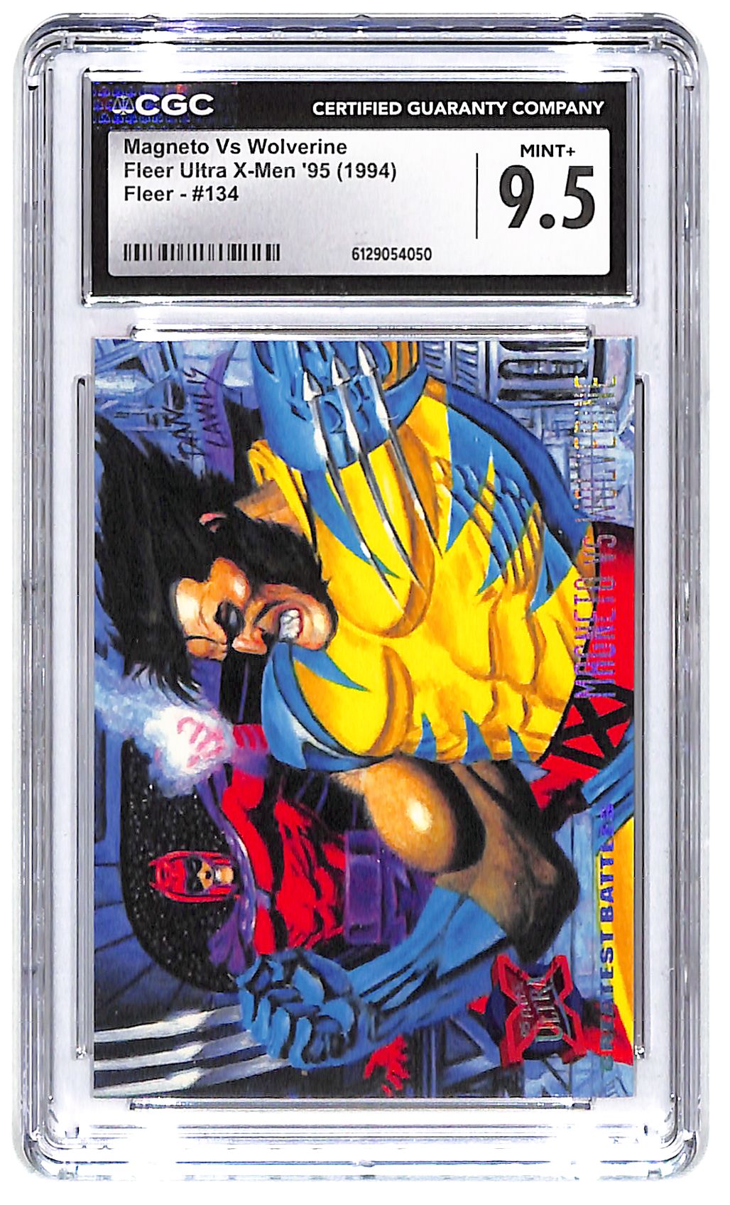 1994 Magneto Vs. Wolverine Fleer Ultra X-Men '95 #134 CGC Mint Plus 9.5