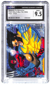 1994 Magneto Vs. Wolverine Fleer Ultra X-Men '95 #134 CGC Mint Plus 9.5