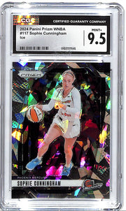 2024 Prizm WNBA Sophie Cunningham Cracked Ice CGC 9.5