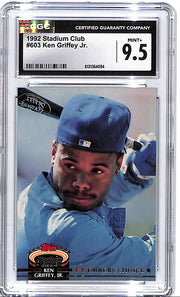 1992 Stadium Club Ken Griffey Jr Members Choice CGC 9.5 Mariners