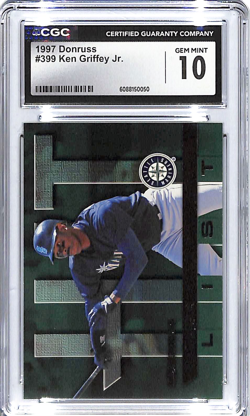 1997 Donruss Ken Griffey Jr #399 CGC 10 Mariners