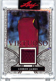 2026 Leaf Art of Sport LeBron James Jersey Patch GAME USED Virtuoso /30