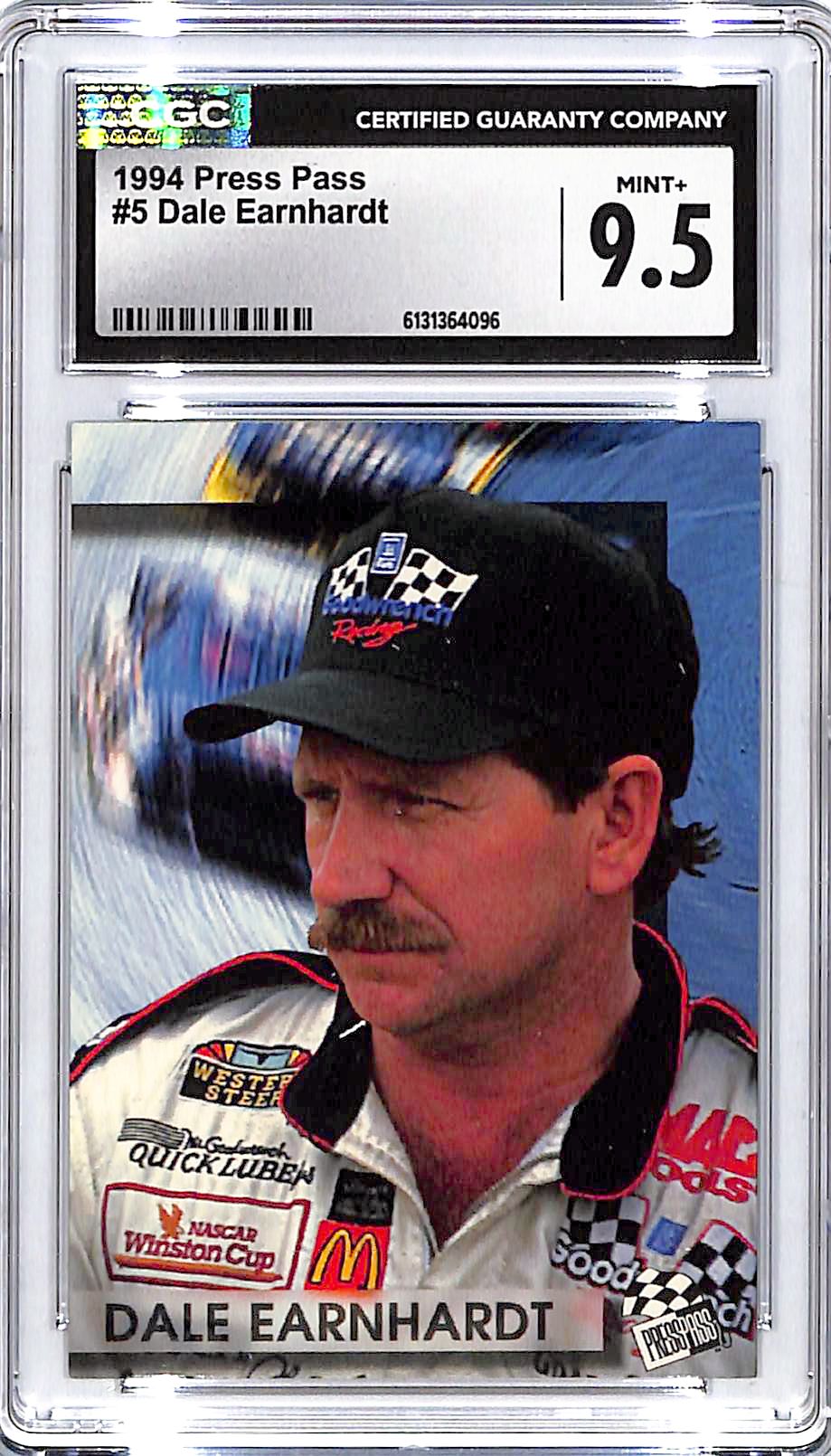 1994 Press Pass Dale Earnhardt CGC 9.5 #5