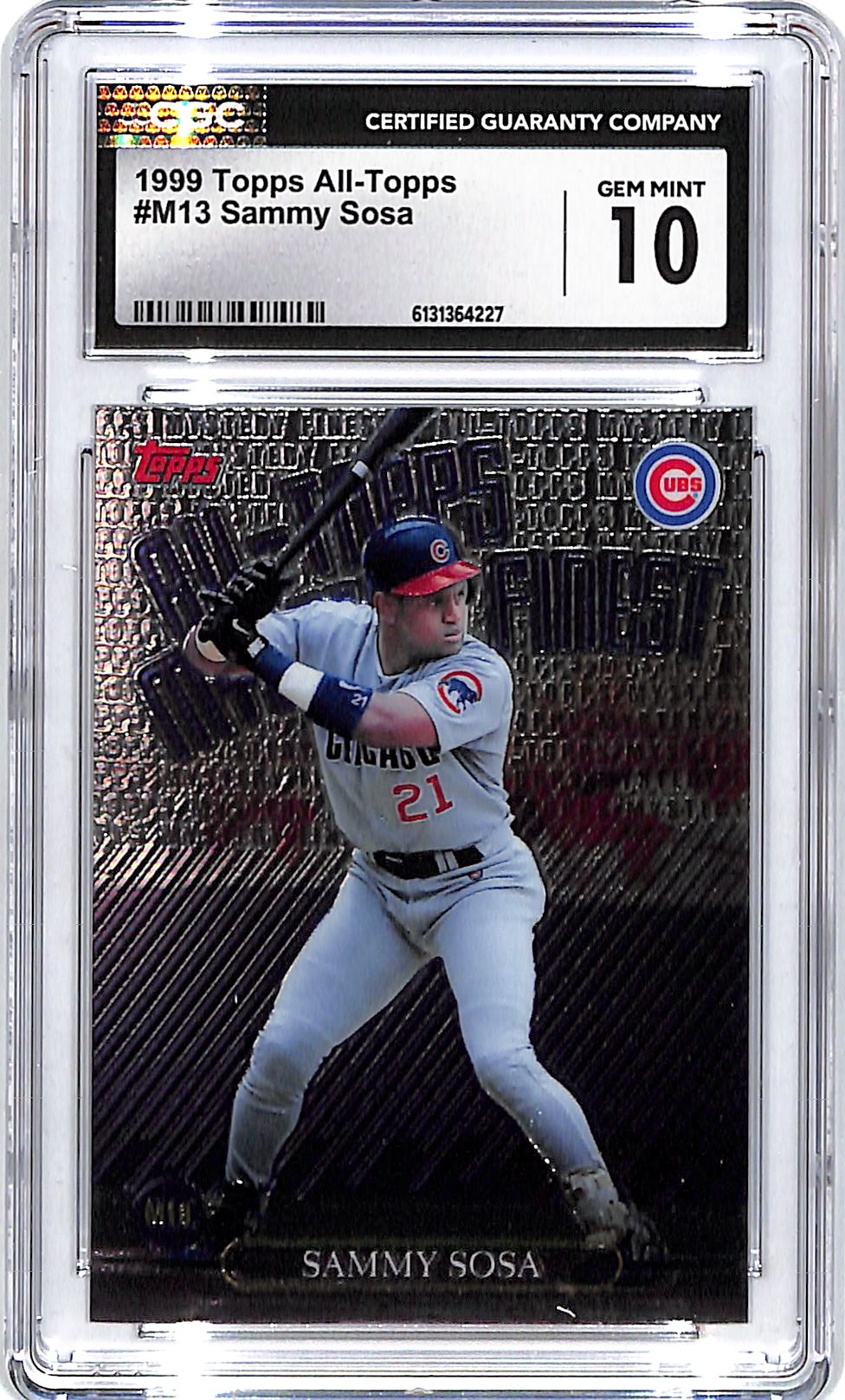 1999 Topps All Topps Sammy Sosa M13 CGC 10 Cubs