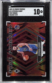 2023-24 Phoenix Stephen Curry Fire Forged Orange /49 SGC 10 Warriors