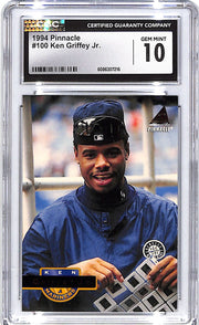 1994 Pinnacle Ken Griffey Jr #100 CGC 10 Mariners