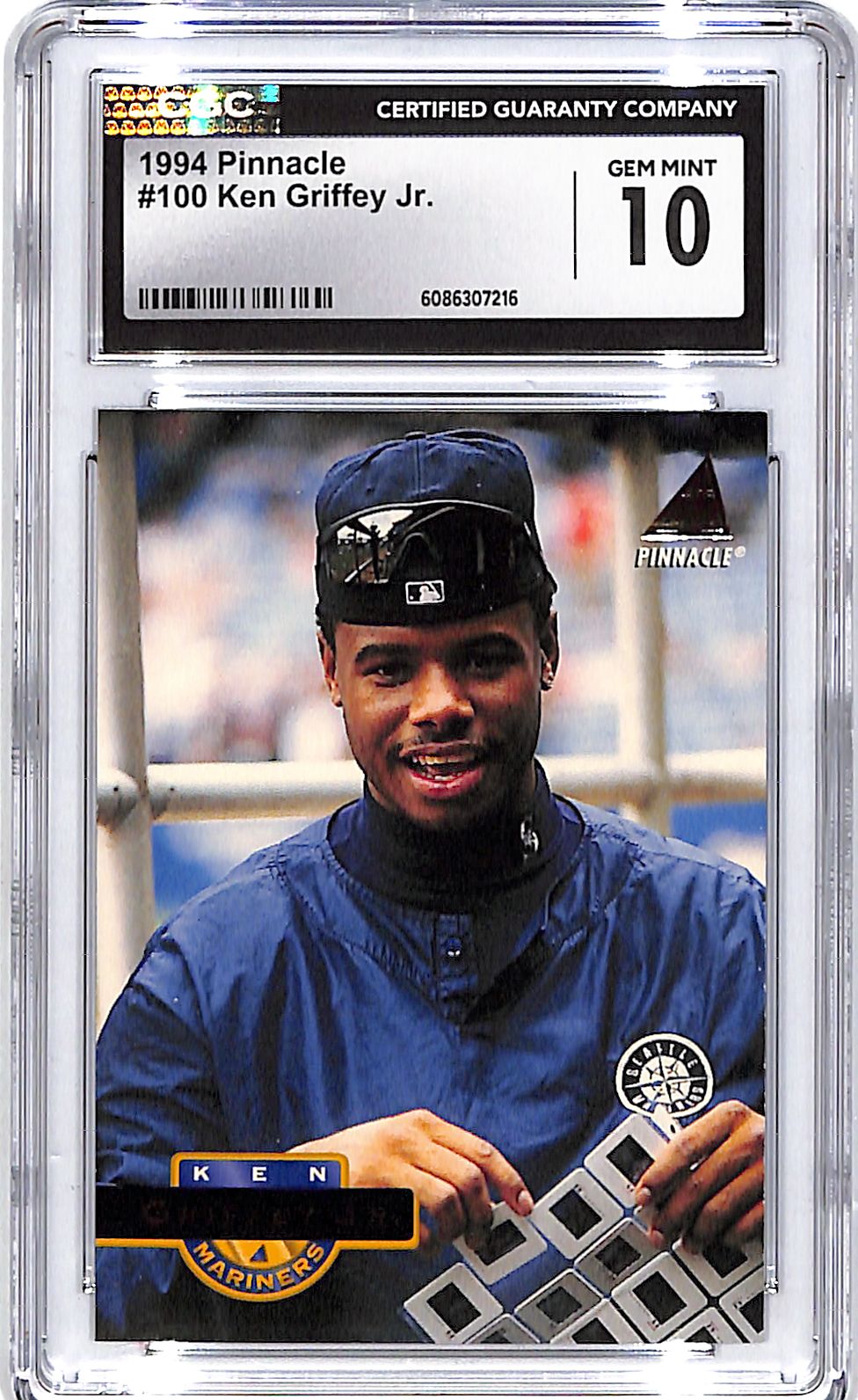 1994 Pinnacle Ken Griffey Jr #100 CGC 10 Mariners