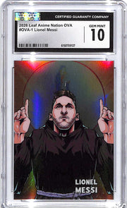 2026 Leaf Anime Nation OVA Lionel Messi CGC 10