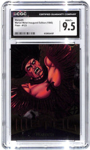 1995 Warpath Fleer Marvel Metal Inaugural Edition #123 CGC Mint Plus 9.5