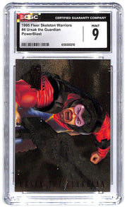 1995 Fleer Skeleton Warriors Ursak the Guardian Powerboats #4 CGC Mint 9